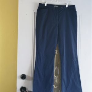 "Jones New York" women's sport Boot-cut pants navy blue size 12